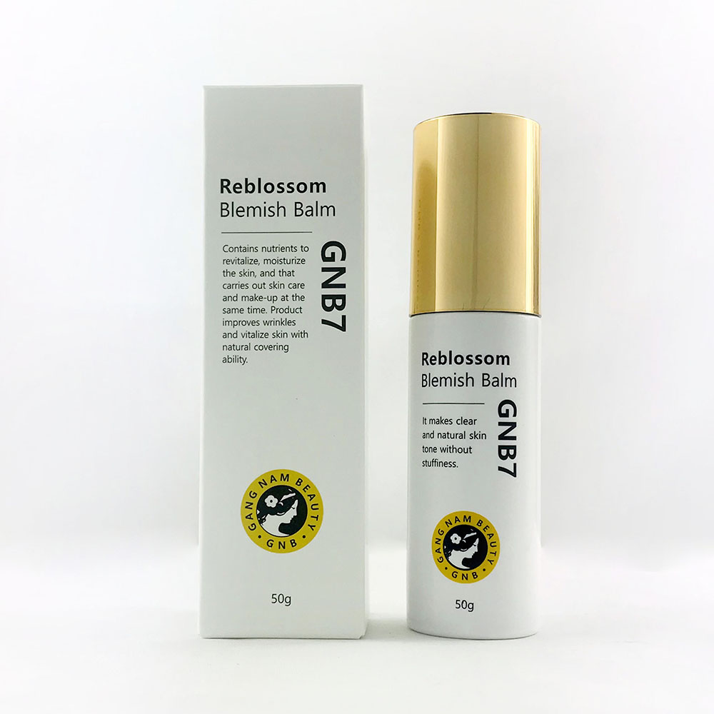 Kem Nền Dưỡng GNB7 (50Gr) - Reblossom Blemish Balm GANGNAM BEAUTY - Ngăn Hình Thành Mụn, Ngừa Lão Hóa Da