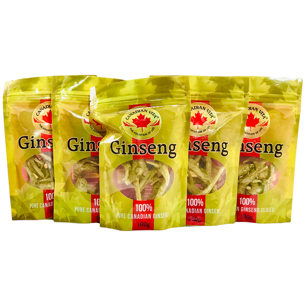 Combo Set 03 Bịch Nhân Sâm Canada (100Gr/Bịch) - Tăng Cường Sức Đề Kháng