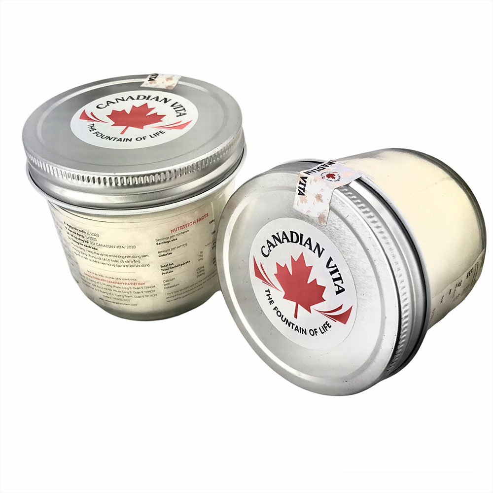 Hộp Bột Nhân Sâm Canadian Vita (120Gr/Hộp) - Chống Lão Hóa - Giảm Mệt Mỏi