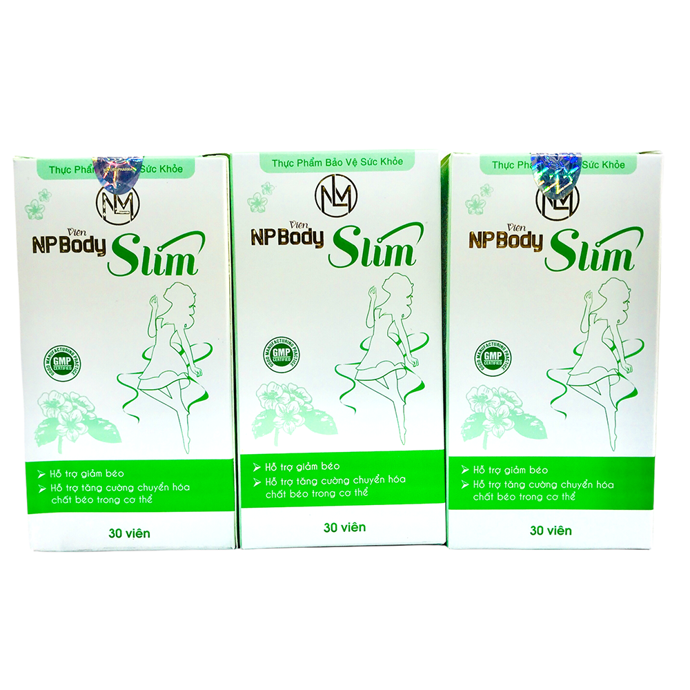 Combo Set 3 Hộp Viên Uống Body Slim NATURE PHARMA (30 Viên/Hộp)- Hỗ trợ giảm béo - Tăng cường chuyển hóa chất béo cơ thể