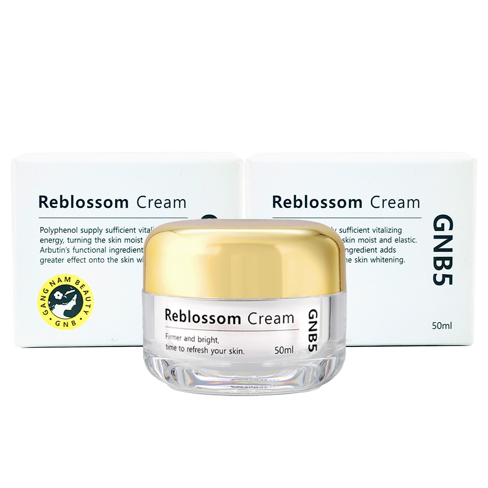 Kem Dưỡng GNB5 (50ML/Hủ) - Reblossom Cream GANGNAM BEAUTY - Làm Chậm Lão Hóa, Giữ Da Ẩm Và Mềm Mịn