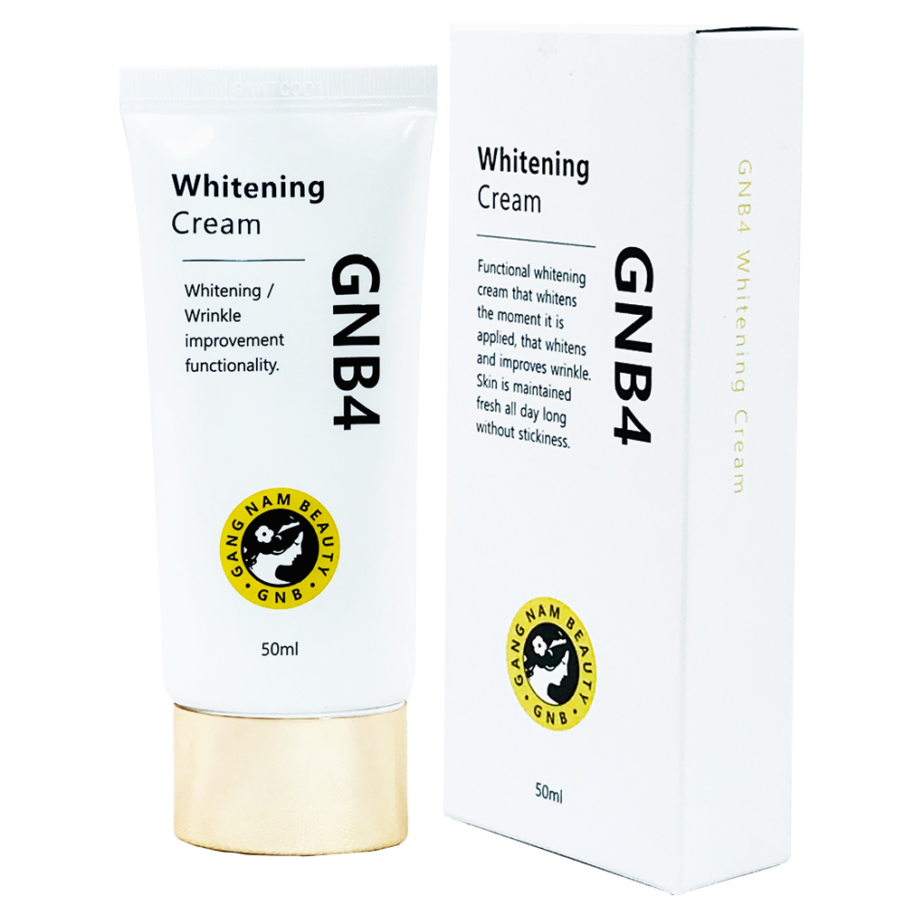 Kem Dưỡng Trắng GNB4 (50ML/Tuýp) - Whitening Cream GANGNAM BEAUTY - Nâng Tone, Làm Sáng, Cải Thiện Nếp Nhăn Hiệu Quả